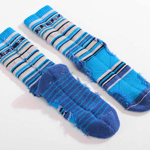 Custom Basketball Socks - MERINO STRIPE CREW — view 3