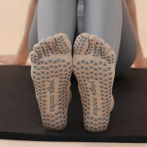 Custom Yoga Socks - LACE TOE GRIP LOW — view 5