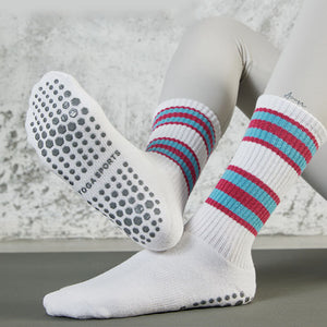 Custom Pilates Socks - HEX GRIP CREW — view 2