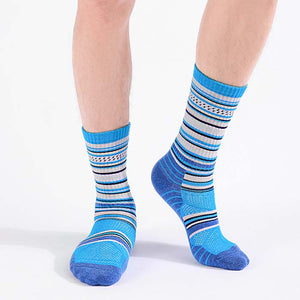 Custom Basketball Socks - MERINO STRIPE CREW — view 2
