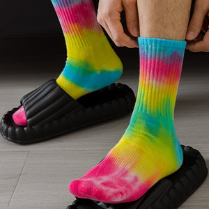 Custom Everyday Socks - TIE-DYE TOWEL CREW — view 2