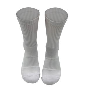 TEAM FEET CREW - PLAIN WHITE (3 PAIRS)