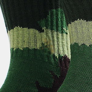 Custom Outdoor Socks - CAMO QUARTER — view 3