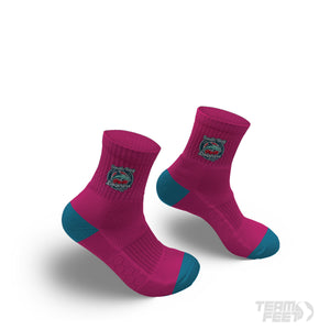 South Bay Dolphins Girls in Sports round Socks - Quarter