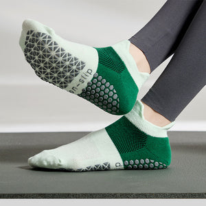 Custom Yoga Socks - MESH SLIPPER GRIP LOW — view 2