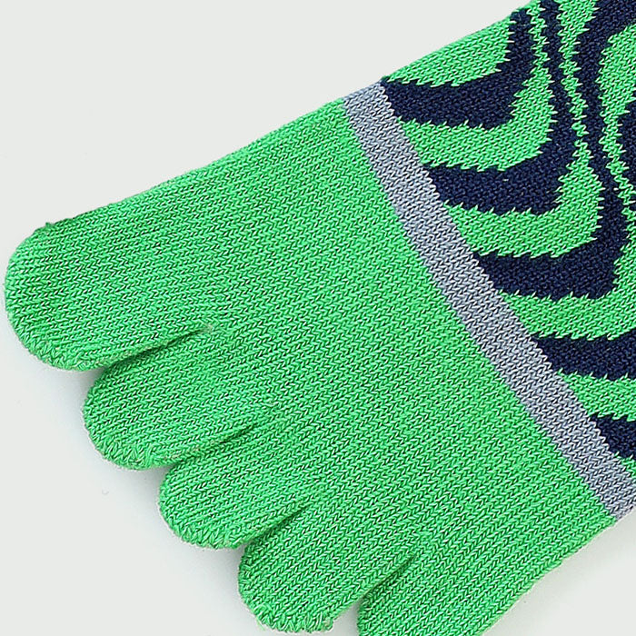 Custom Pilates Socks - WAVE TOE GRIP CREW — view 3