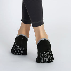 Custom Yoga Socks - CROSS STRAP GRIP LOW — view 4