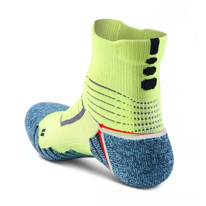 Custom Basketball Socks - IMPACT QUARTER — Compression arrows, side view