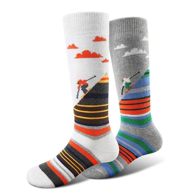 Custom Ski Socks - THICK TERRY KNEE — view 2