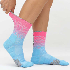Custom Basketball Socks - FADE MESH CREW — view 3