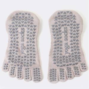 Custom Yoga Socks - LACE TOE GRIP LOW — view 4