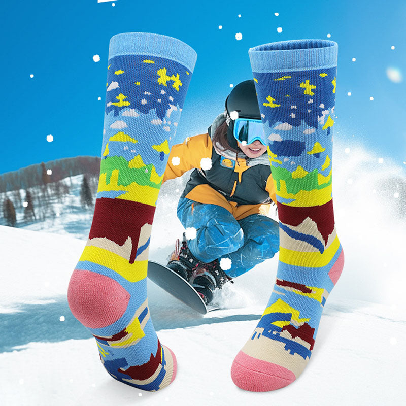 Custom Ski Socks - SCENE KNEE — view 2