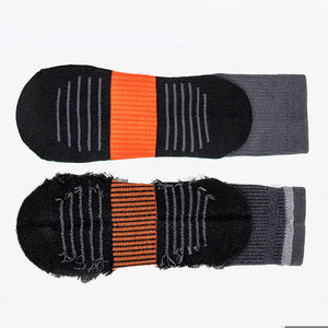 Custom Running Socks - SHOCK QUARTER — Cutaway showing internal layers