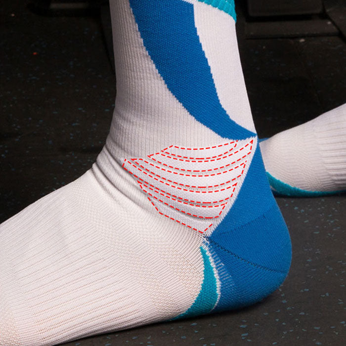 Custom Compression Socks - CROSS BAND KNEE — view 4