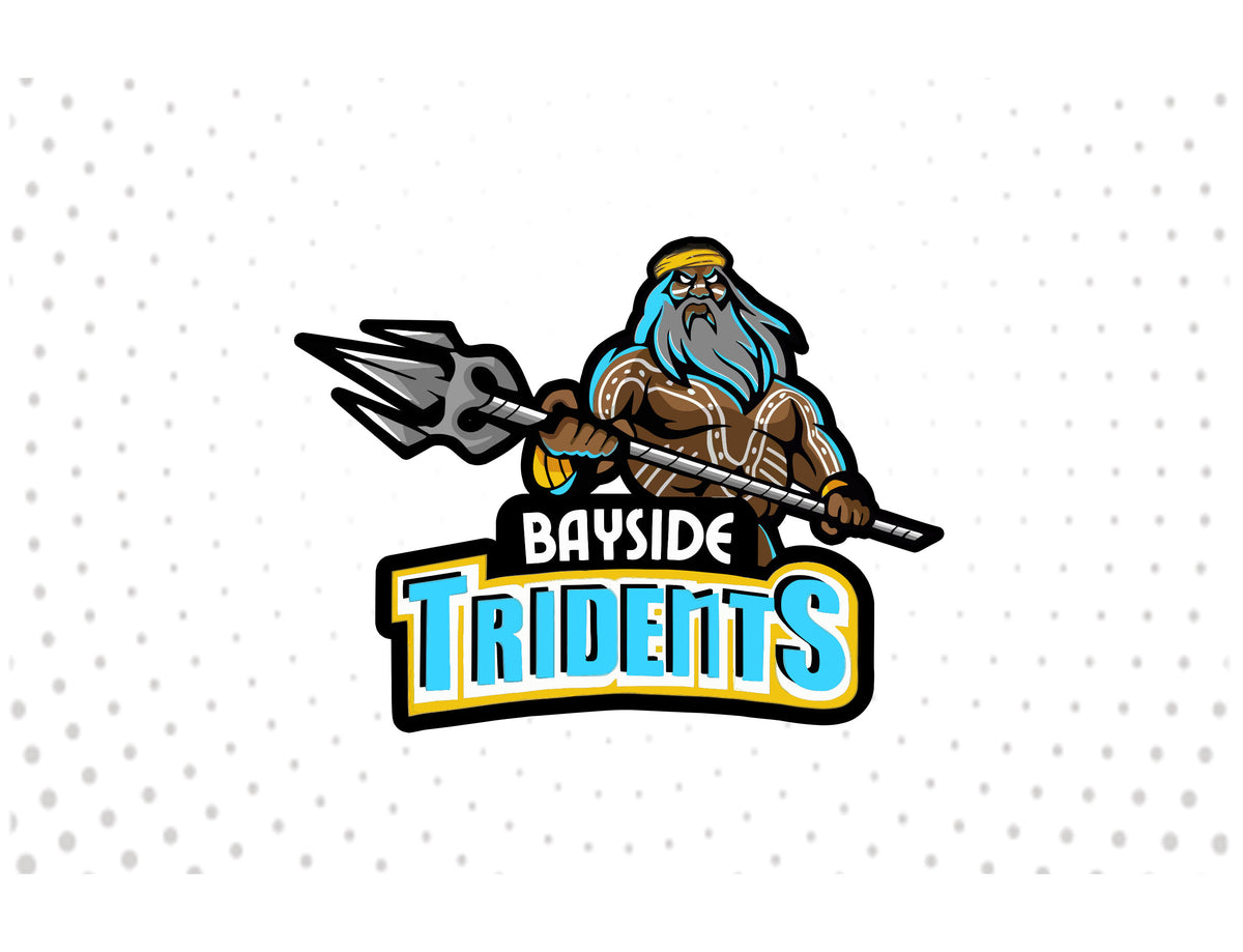 Bay side trident - QUARTER mockup