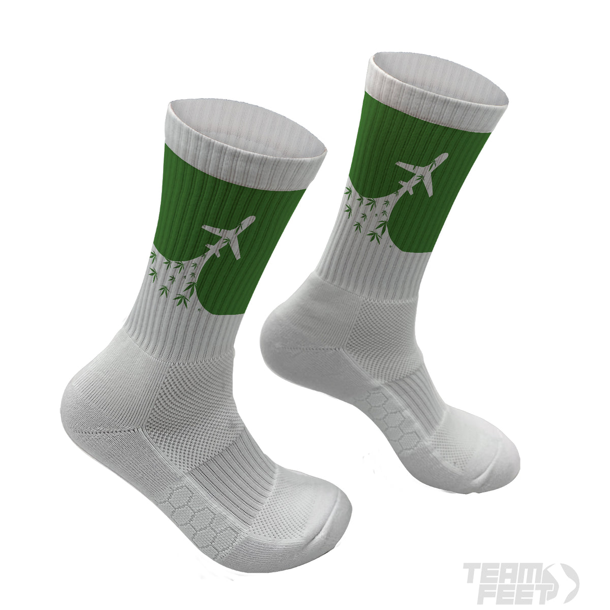 Book a flight socks - CREW mockup