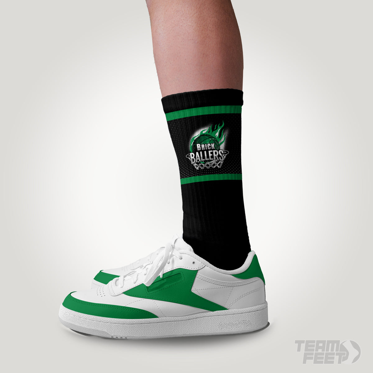 Brick ballers socks - CREW mockup