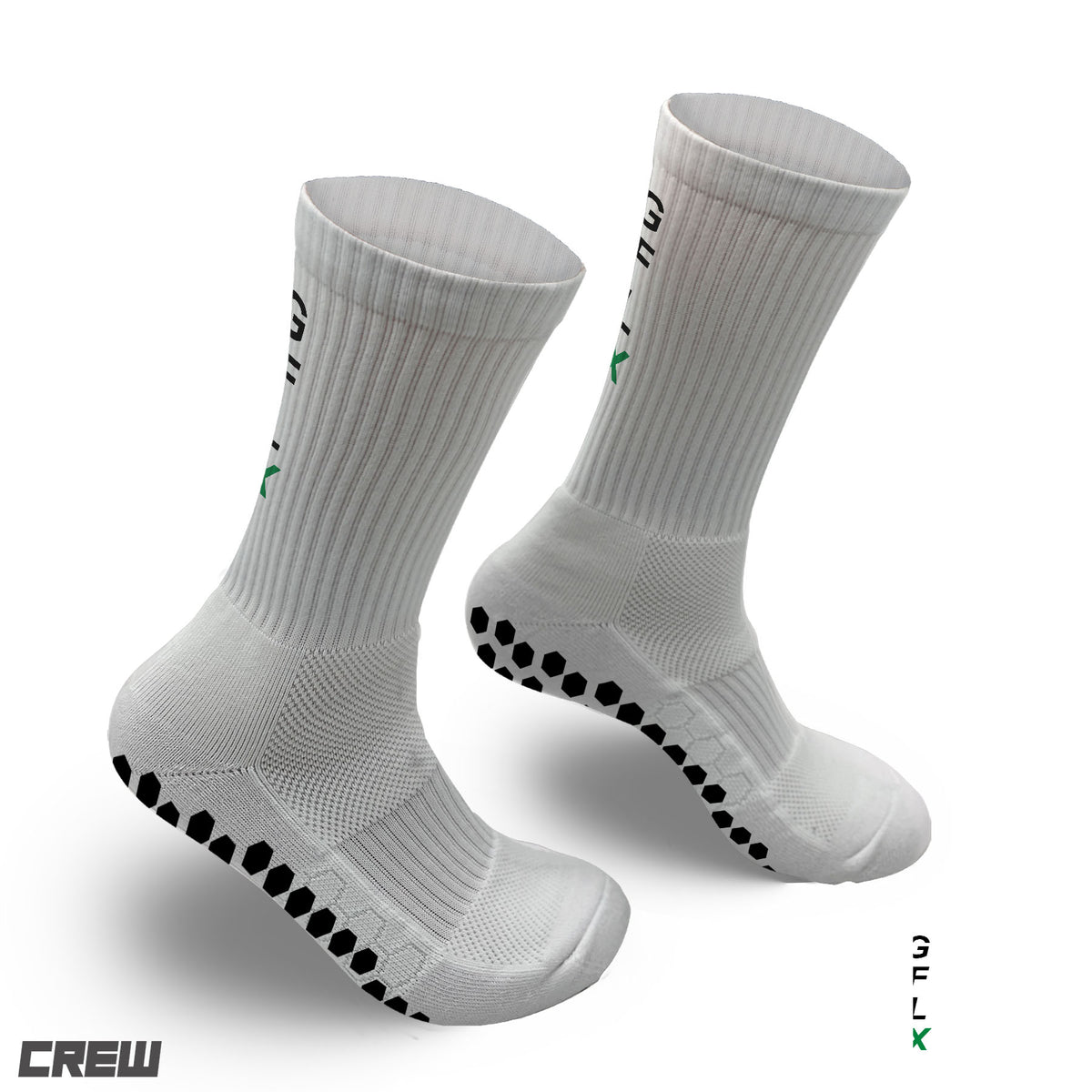 GFLX - White with Grips (CREW) mockup