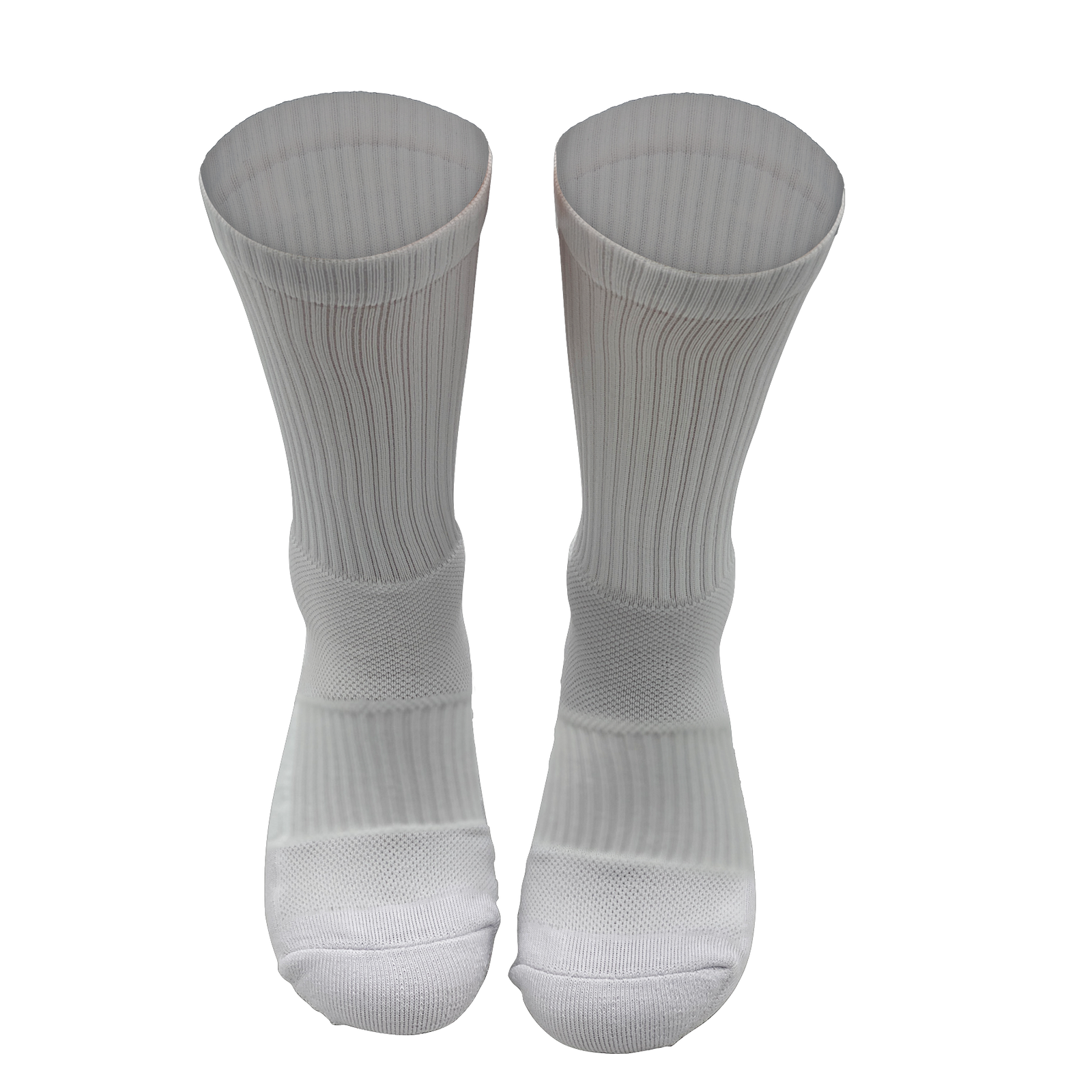 TEAM FEET CREW - PLAIN WHITE