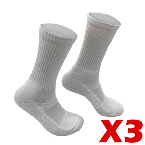 TEAM FEET CREW - PLAIN WHITE (3 PAIRS)