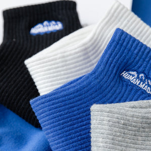 Custom Everyday Socks - EMBROIDERED RIB QUARTER — view 4