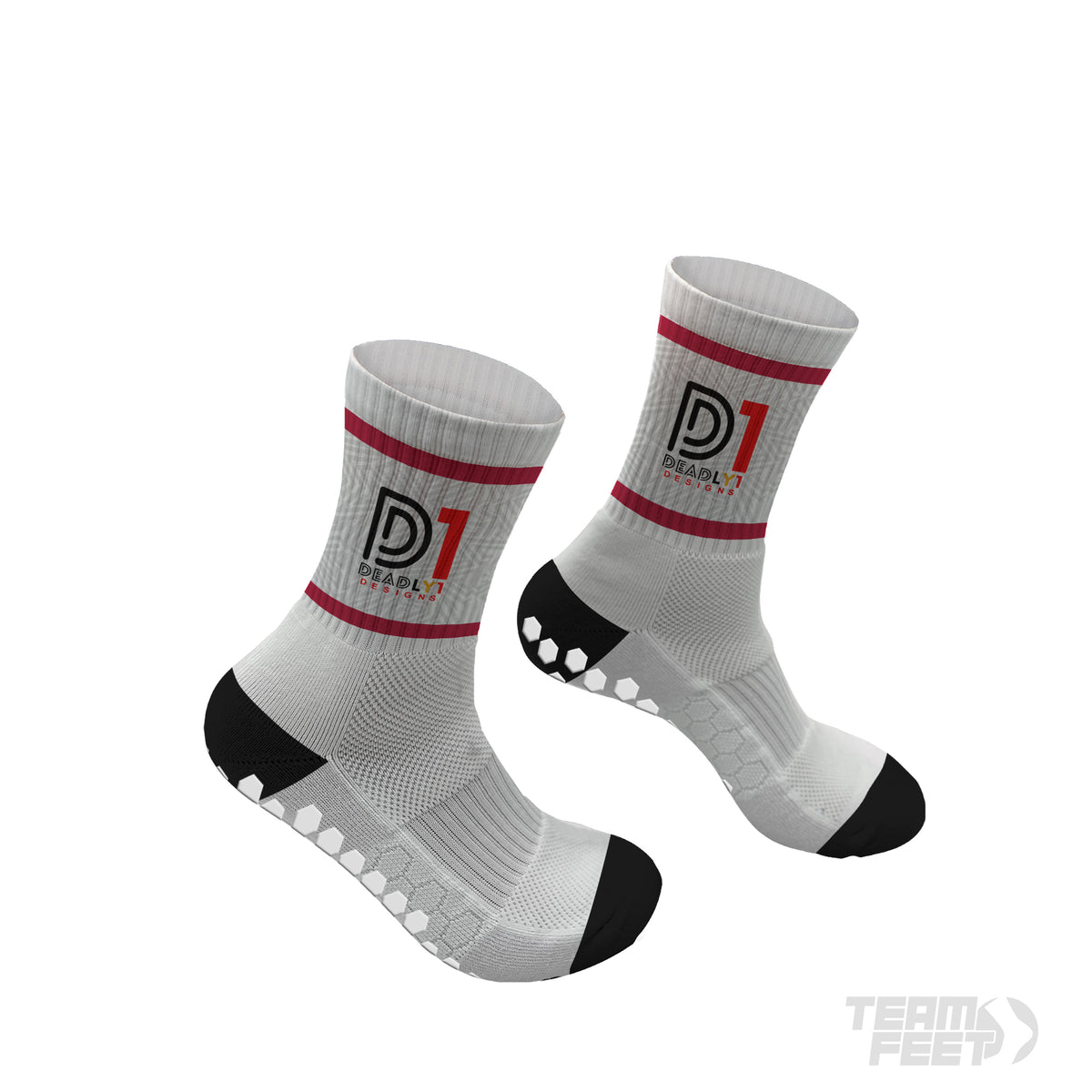 Deadly1 Socks - GRIP MID mockup