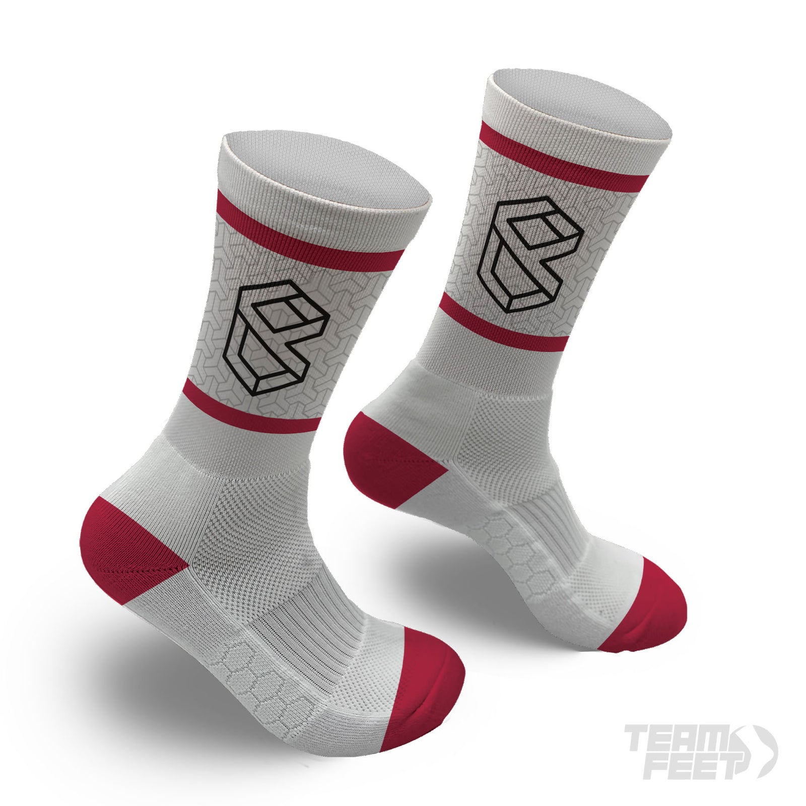 Bespoke Fit Life 25 - Crew (WHITE W/RED LOGO)