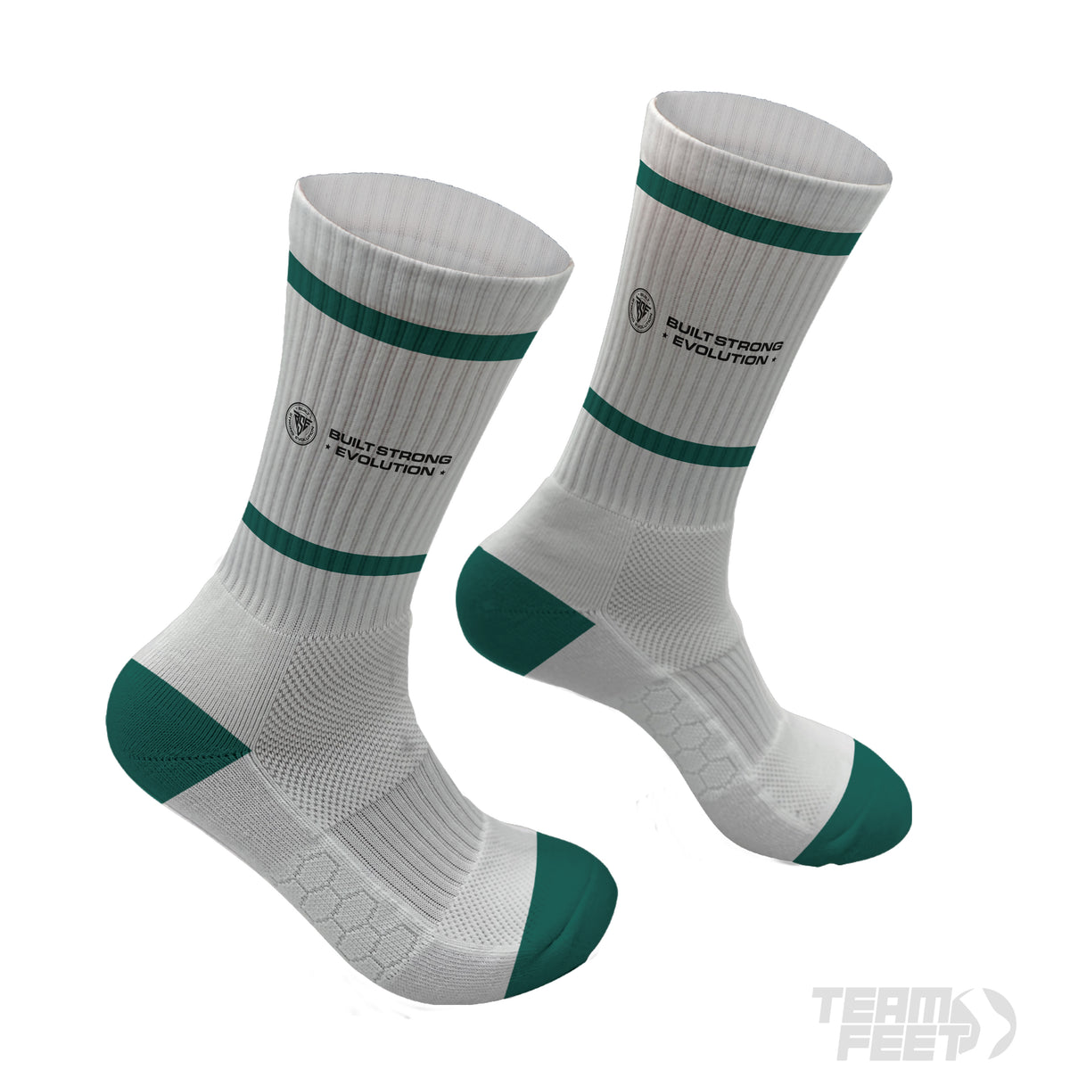 Evolution socks - CREW mockup