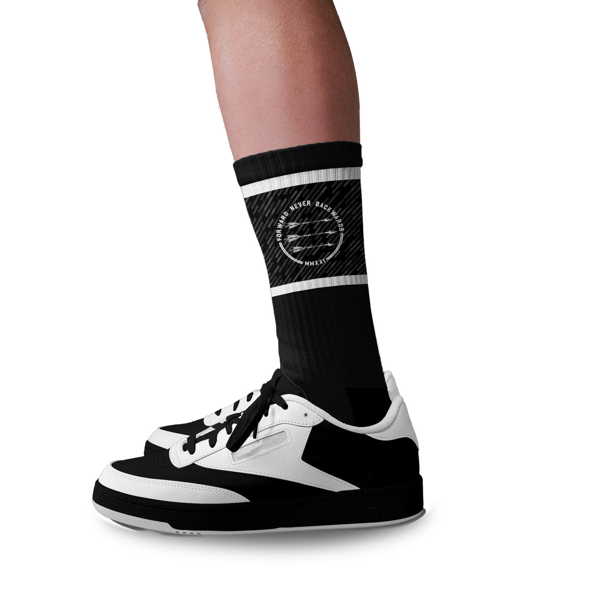 Forward Never Backwards - CREW mockup