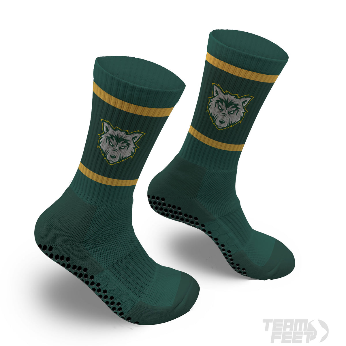 Green Wolves - GRIP MID mockup
