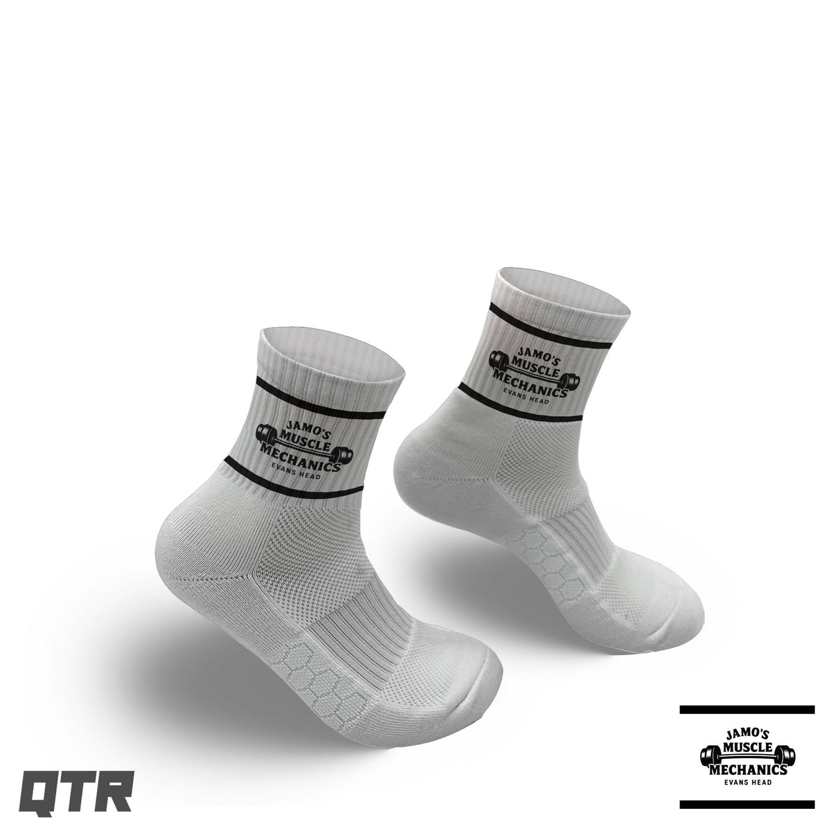 Jamo’s Comp Socks - QUARTER mockup
