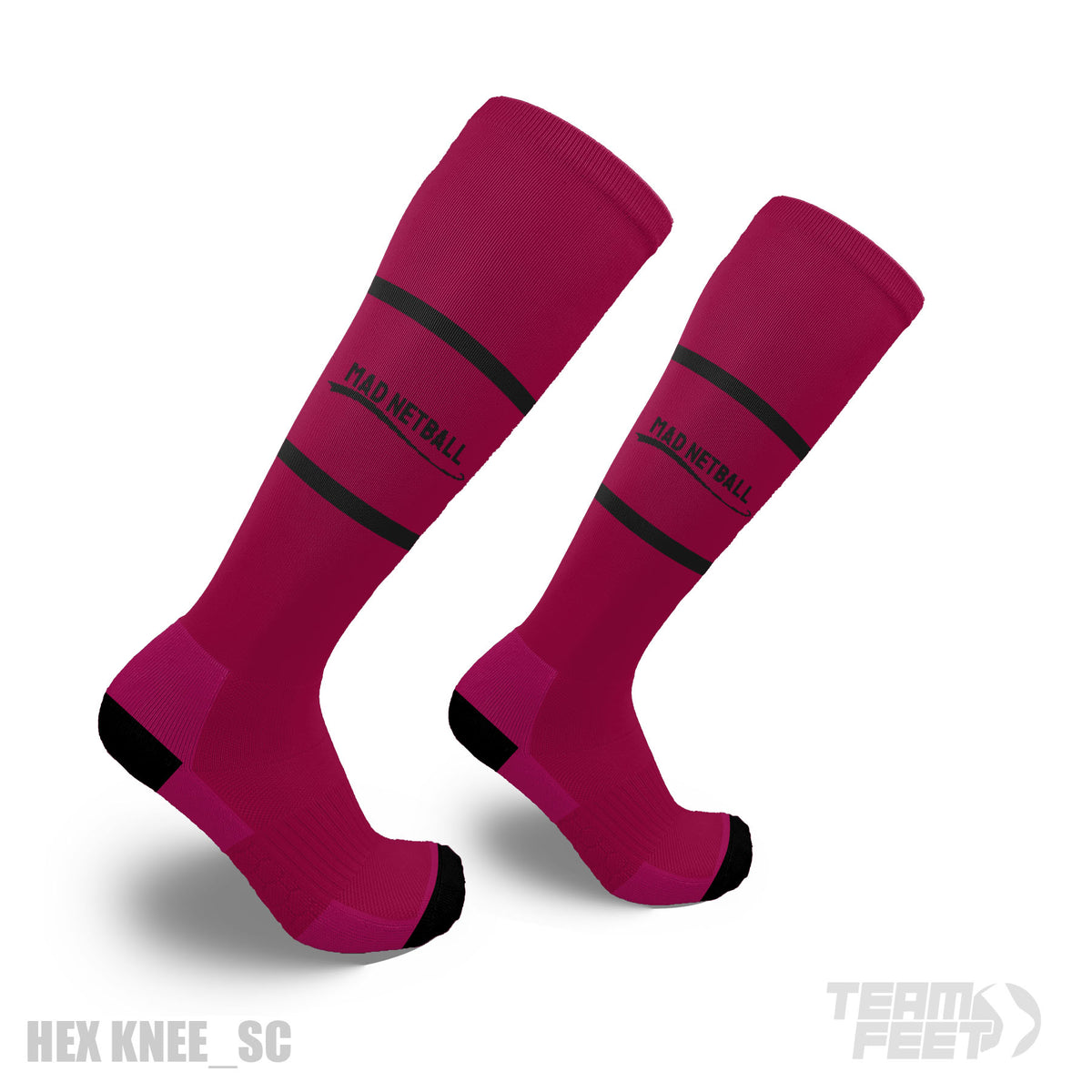 MAD Netball 2024 Knee High - KNEE mockup