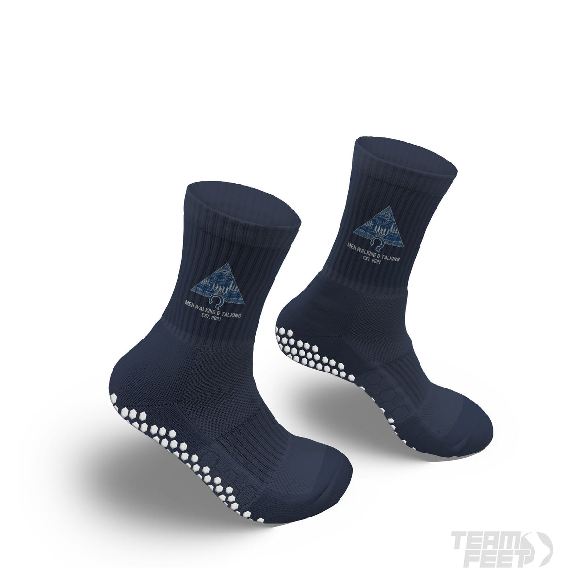 Men Walking and Talking - GRIP MID mockup