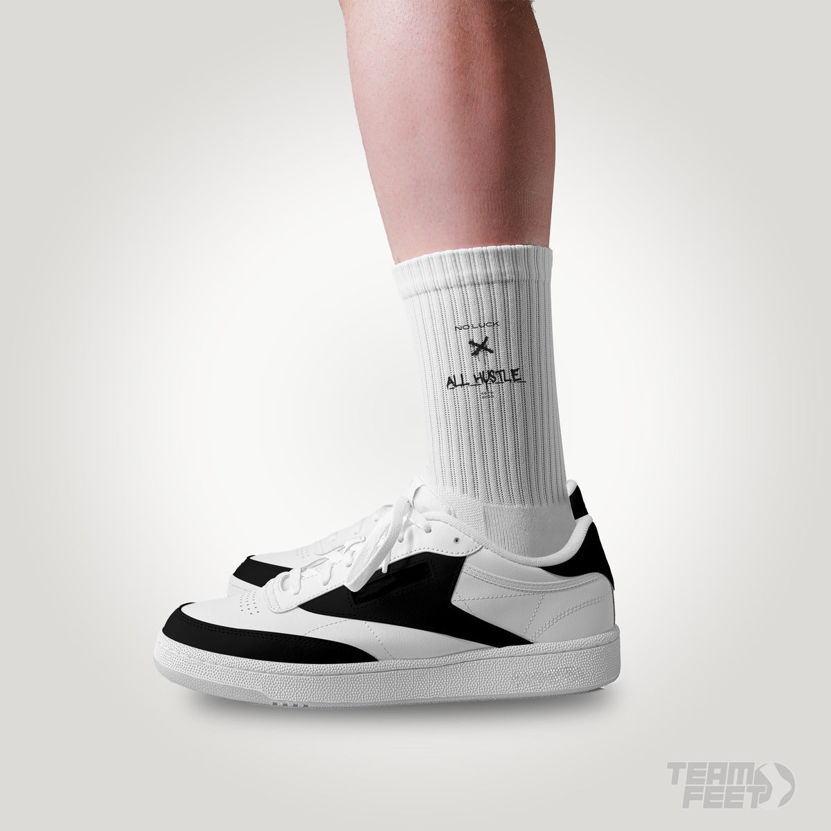 No luck, All Hustle! - MID mockup
