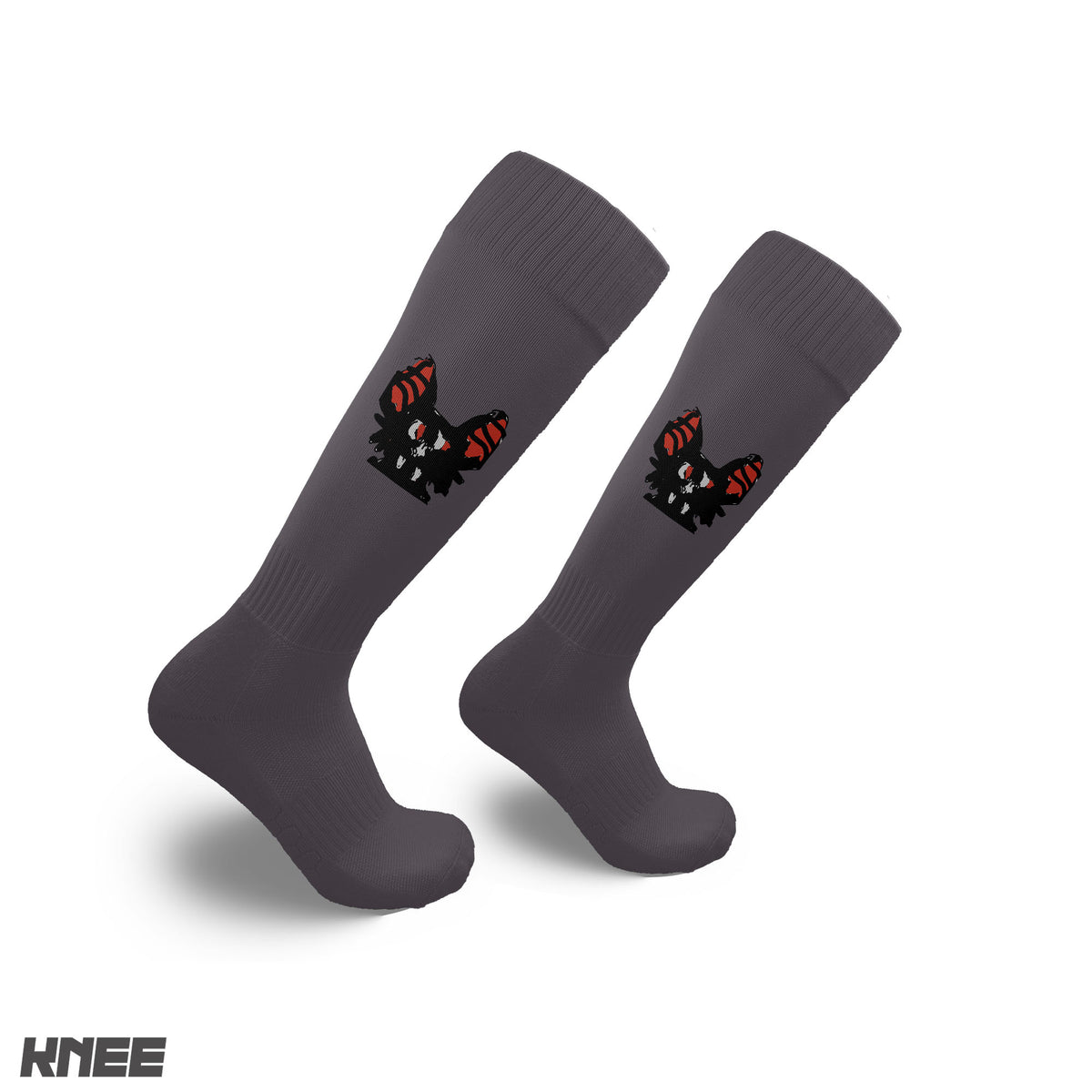 Ozzy bat socks  - KNEE mockup