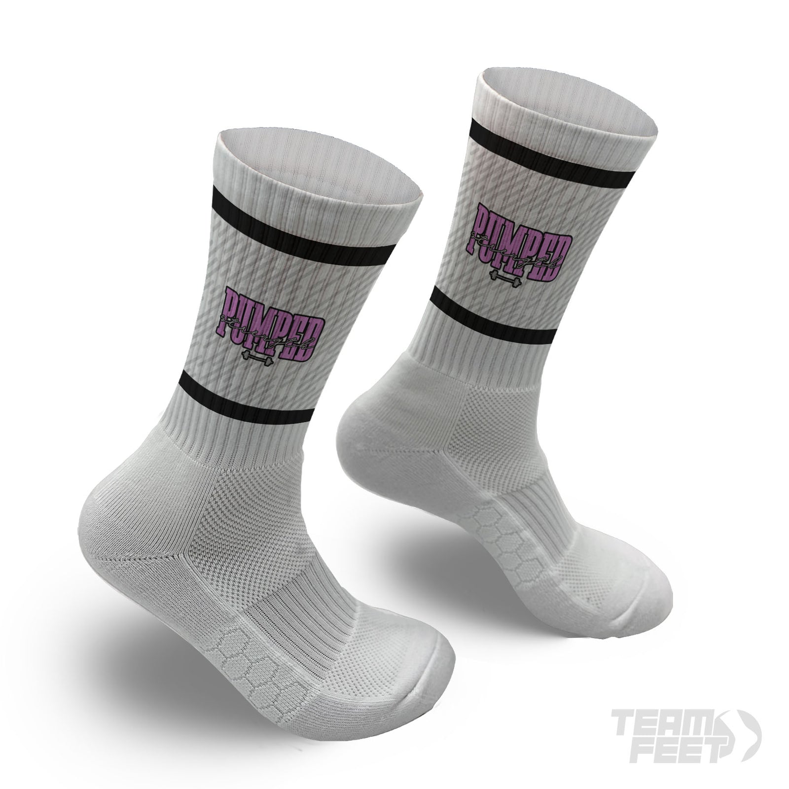 Pumped strength co - Crew (White)