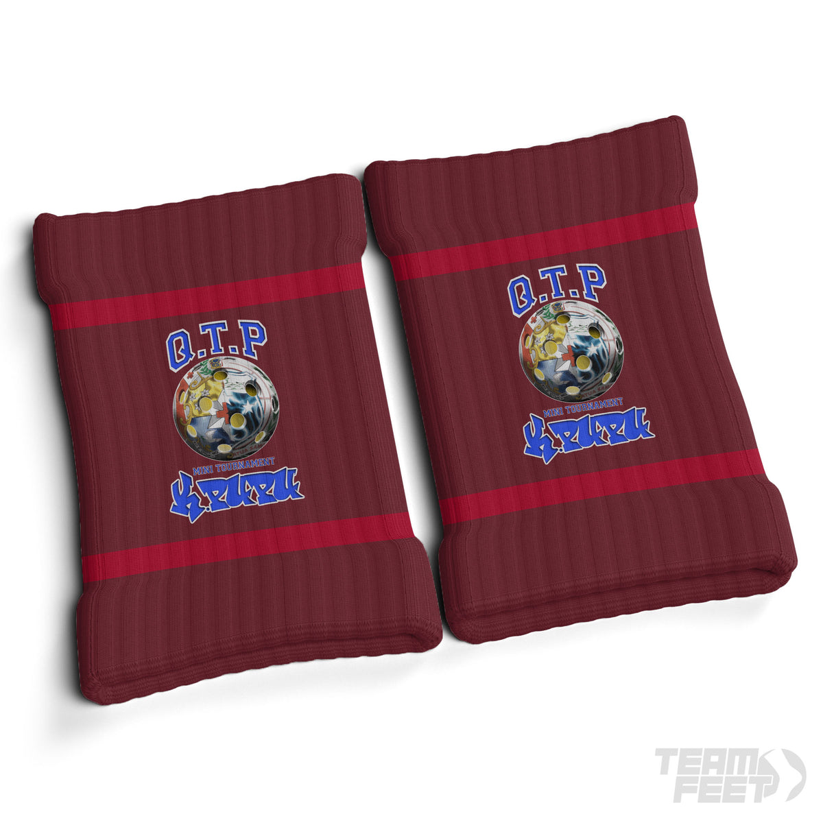 Queensland Tonga Pickleball - WRISTBANDS mockup