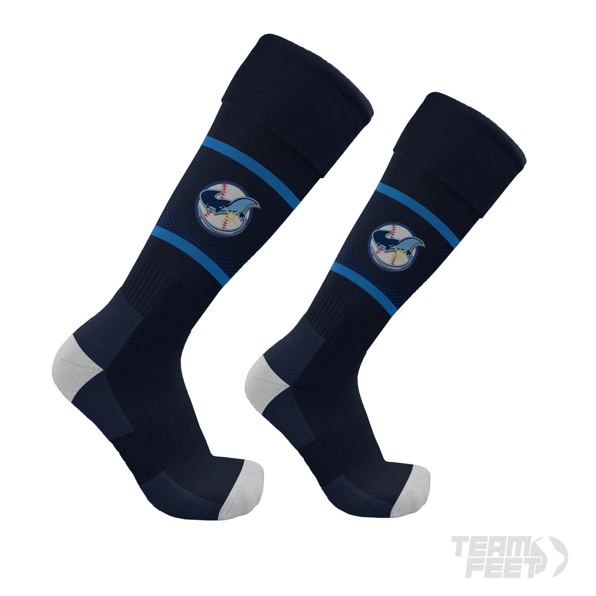 Rays socks - KNEE mockup