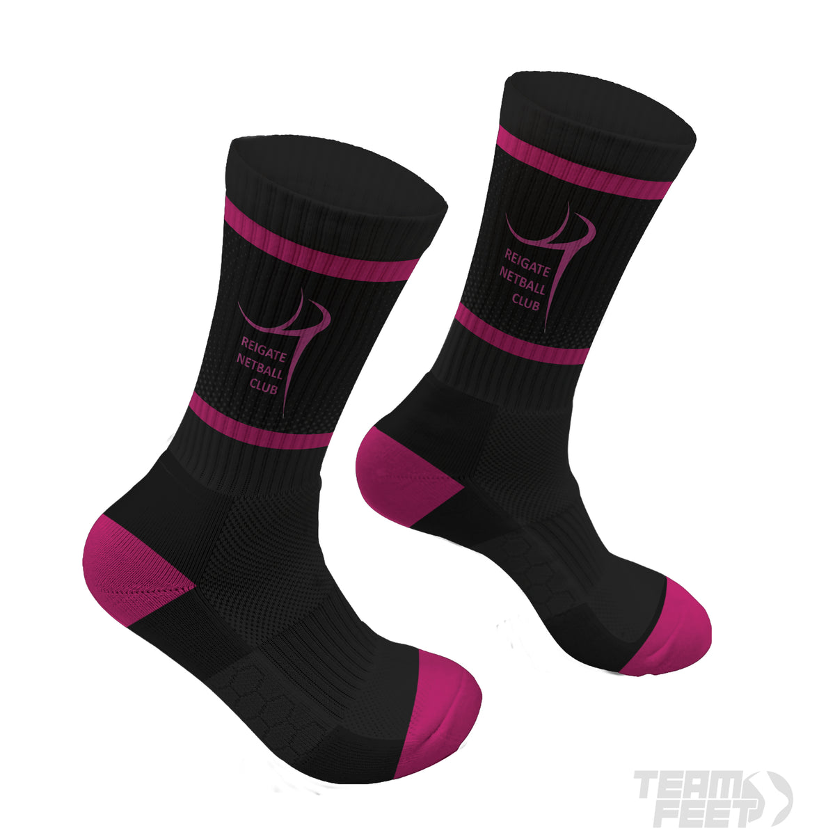 Reigate Netball Club - CREW mockup