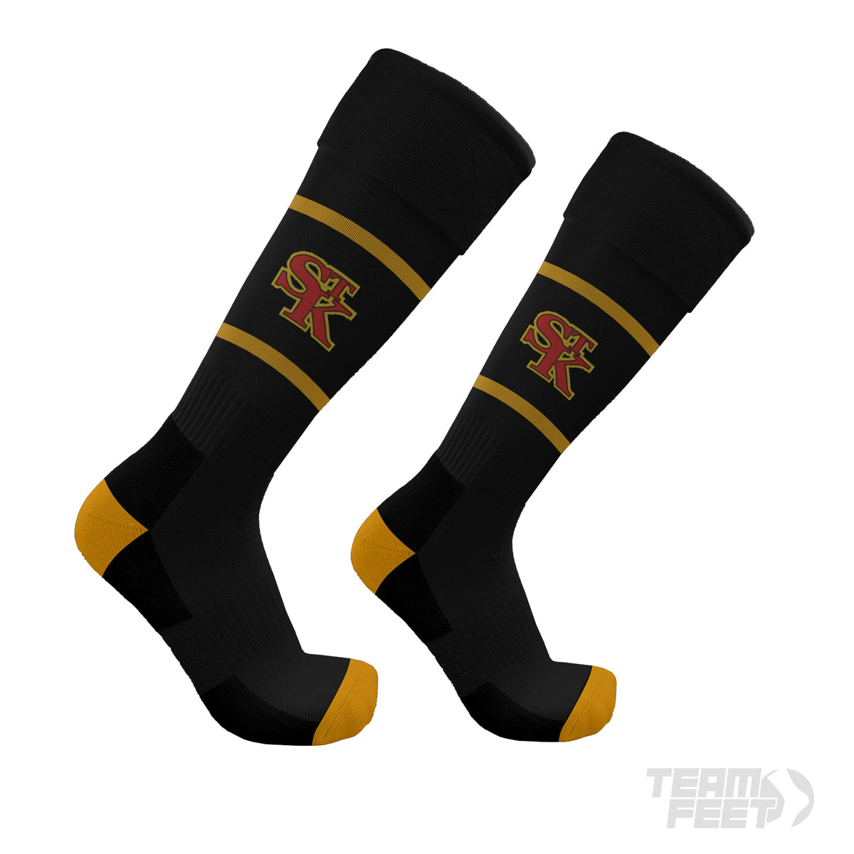 Saints Socks - KNEE mockup