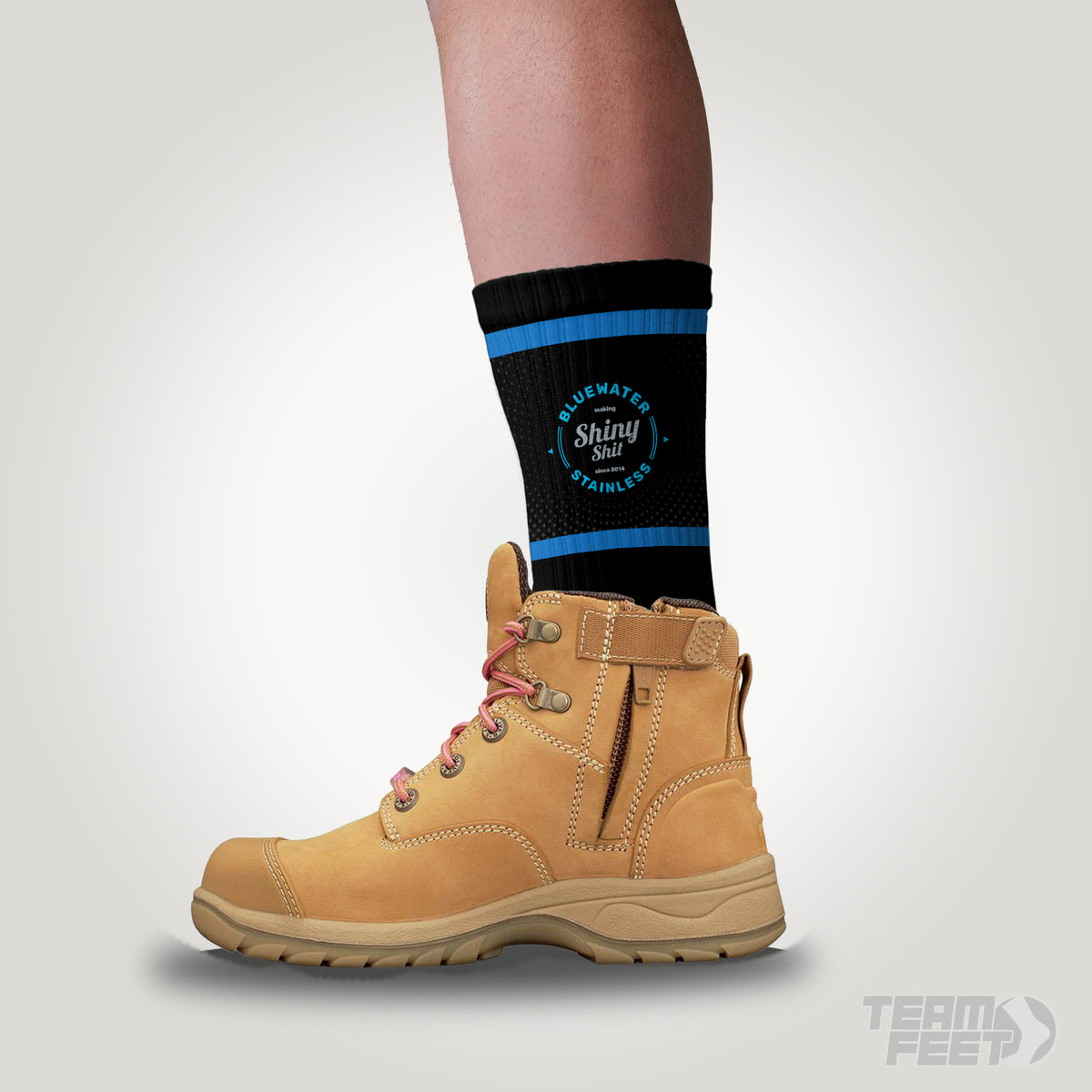 Shiny shit socks - CREW mockup