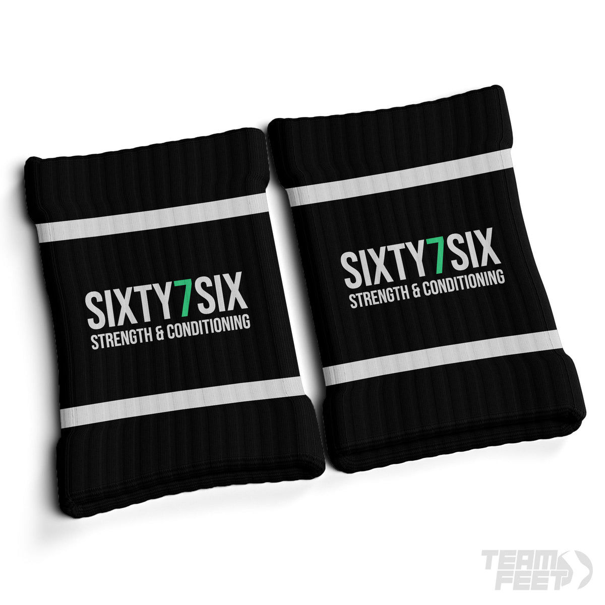 Sixty7Six Strength and Conditioning - WRISTBANDS mockup
