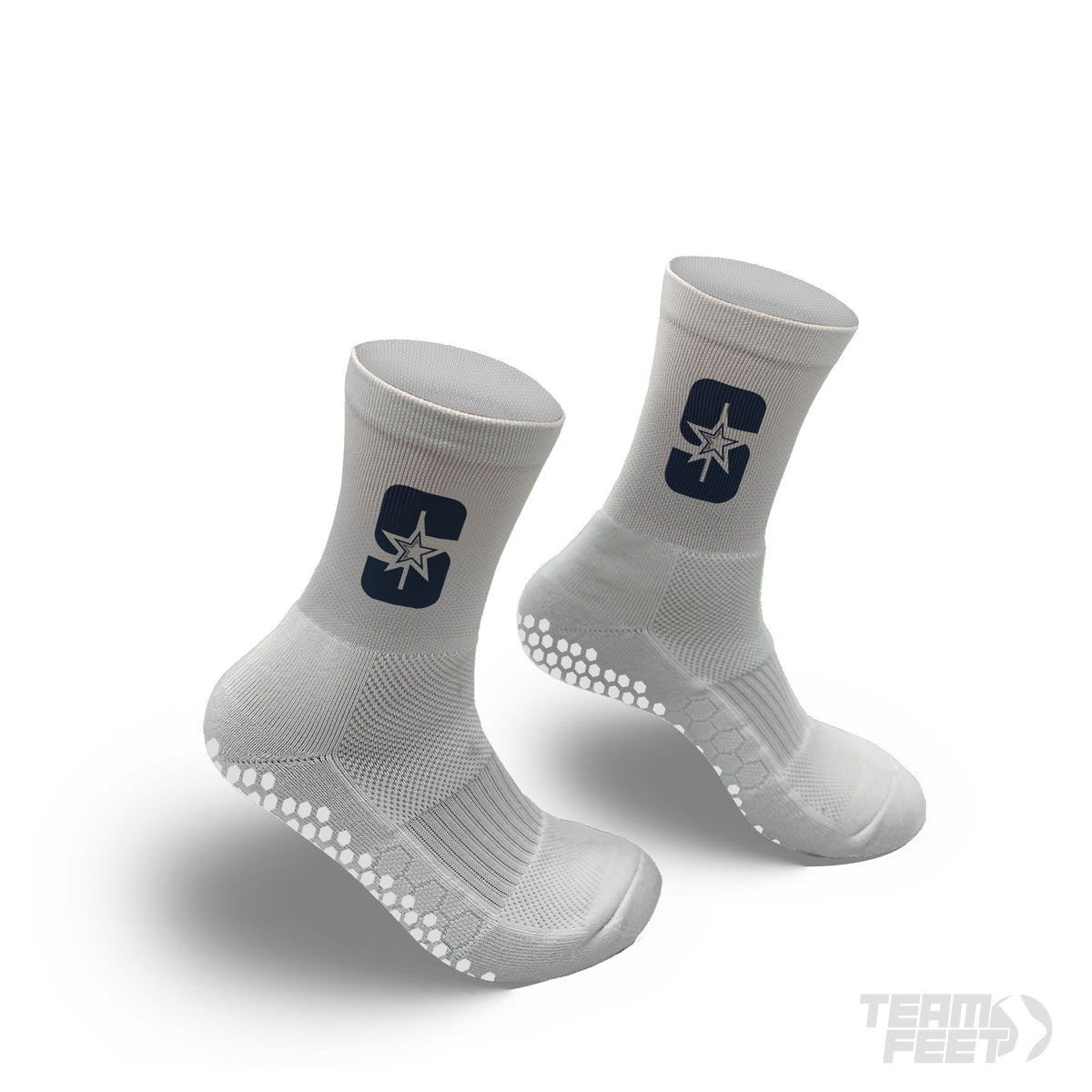 Stars Socks - GRIP MID mockup