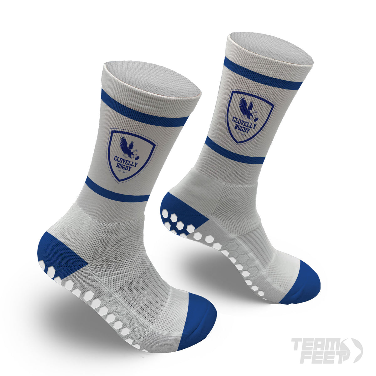 Clovelly Eagles Rugby Club - Crew with Grips mockup