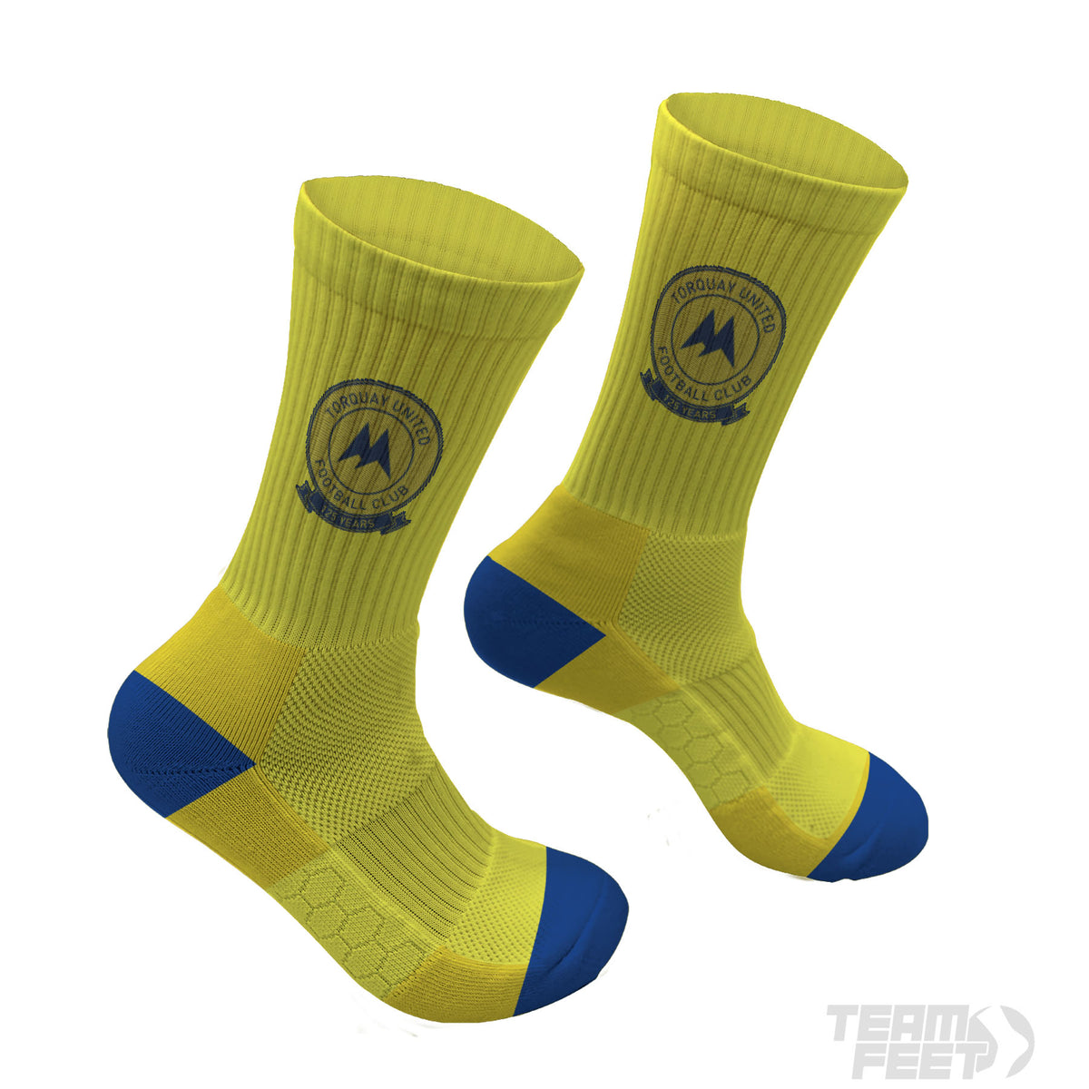 Torquay fc yellow - CREW mockup