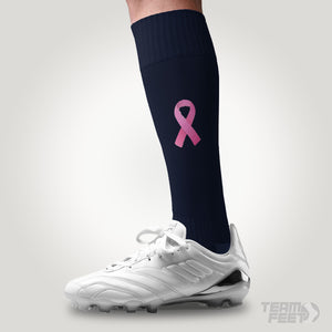 Wests pink ribbon day sock - KNEE