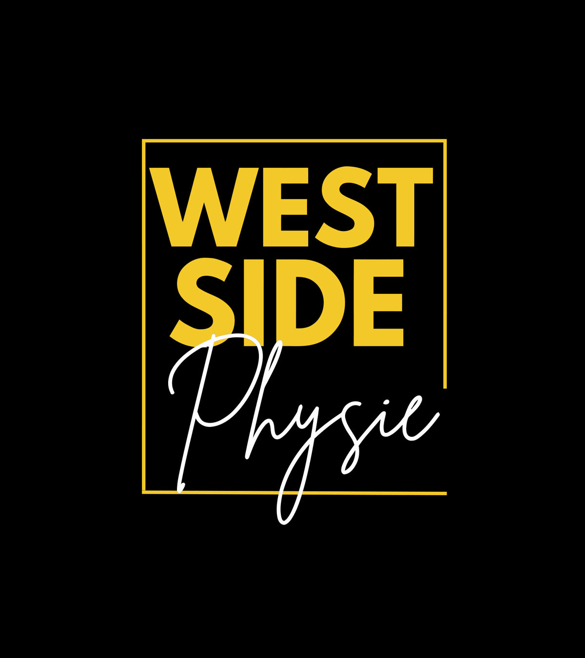 Westside Physie Bumble Bee  black and yellow - MID mockup