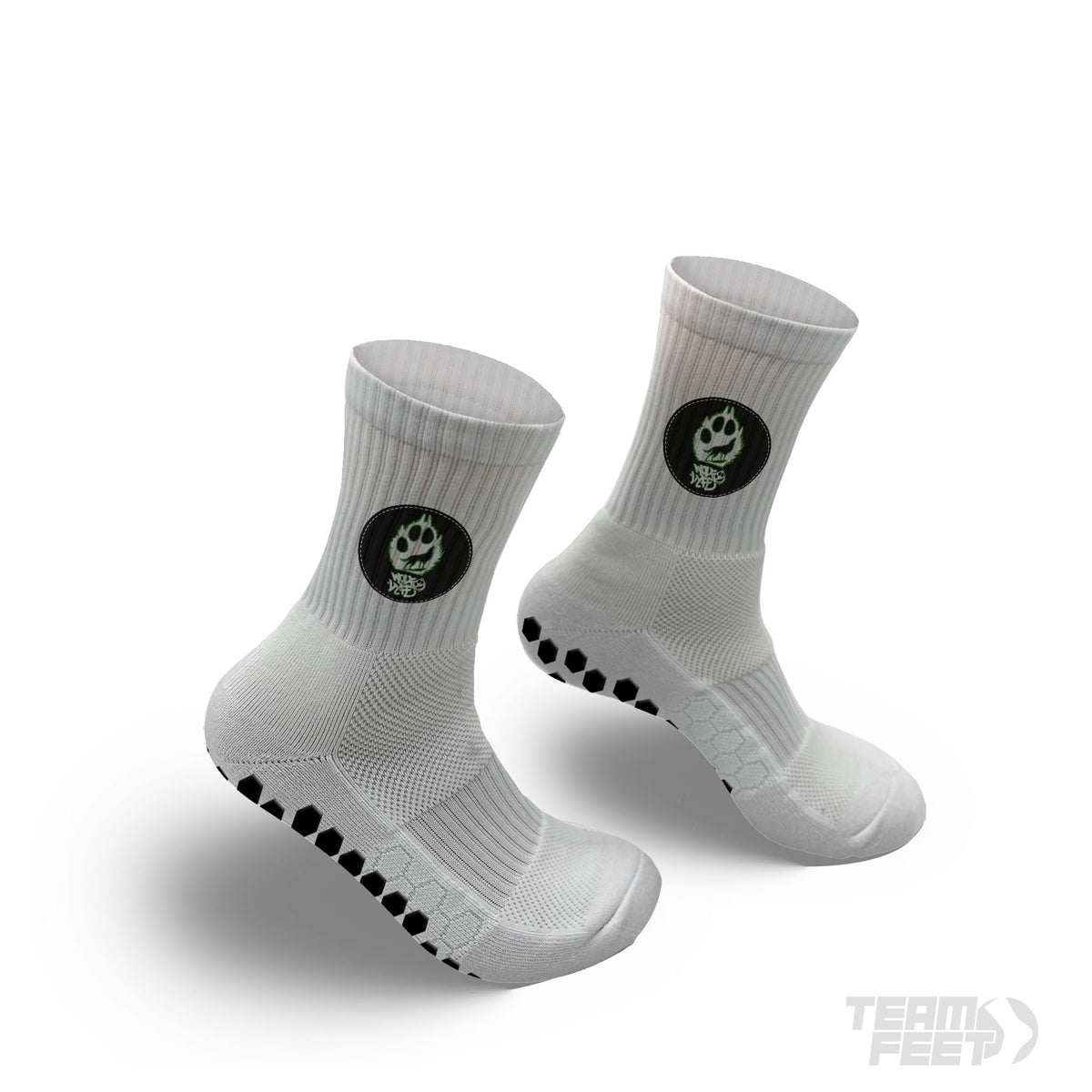 Wolf socks - GRIP MID mockup