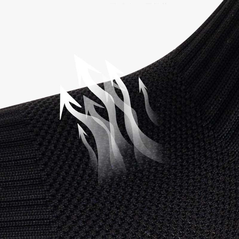 Custom Grip Socks - BLACKOUT GRIP MID — view 5