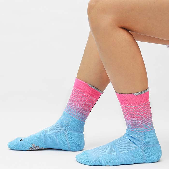 Custom Basketball Socks - FADE MESH CREW — view 2